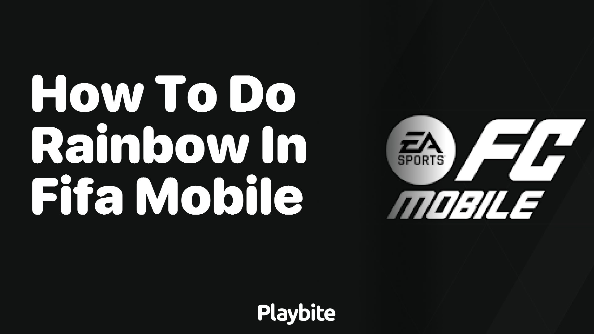 How to Perform a Rainbow Flick in EA Sports FC Mobile