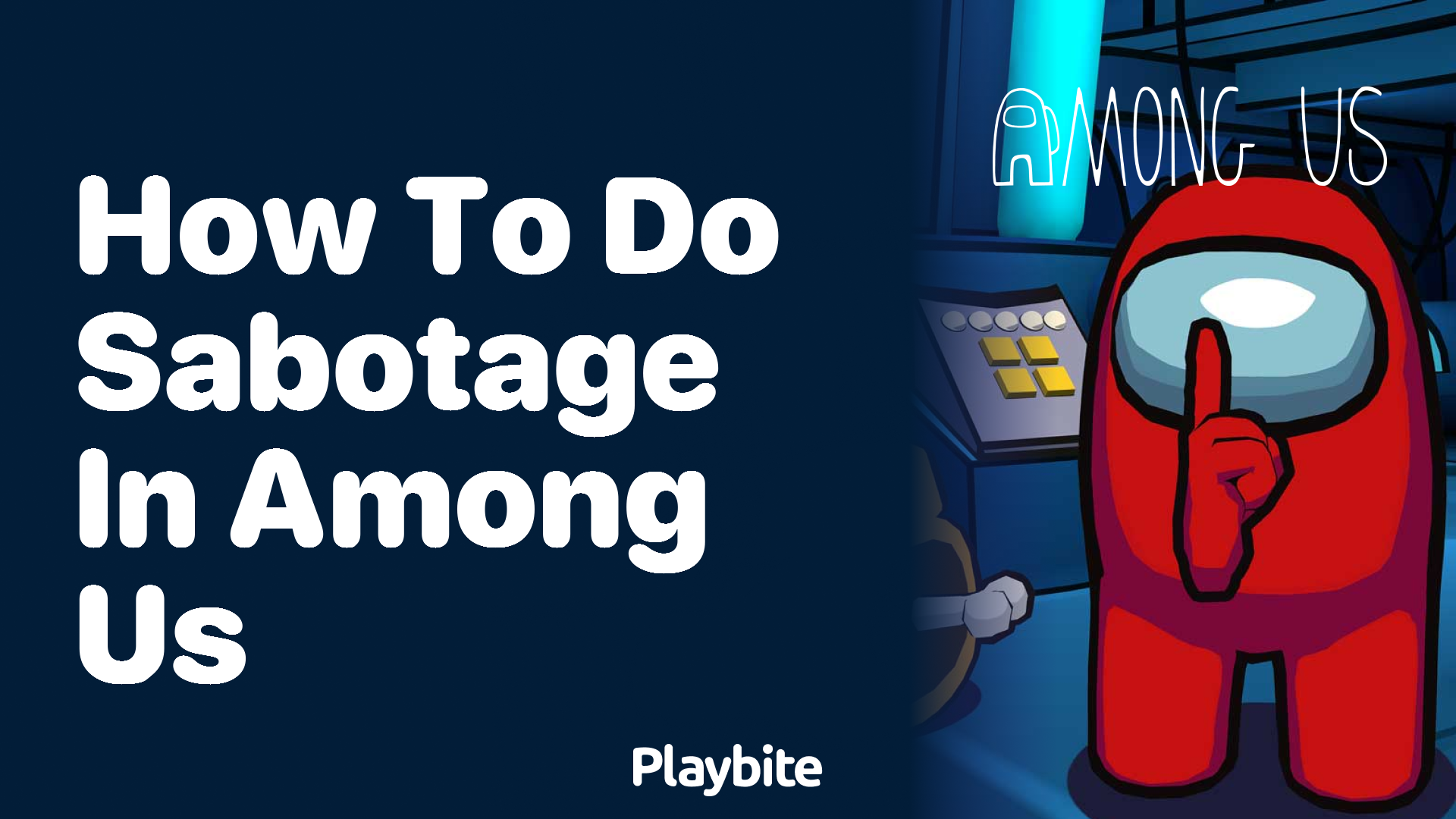 How to do Sabotage in Among Us?