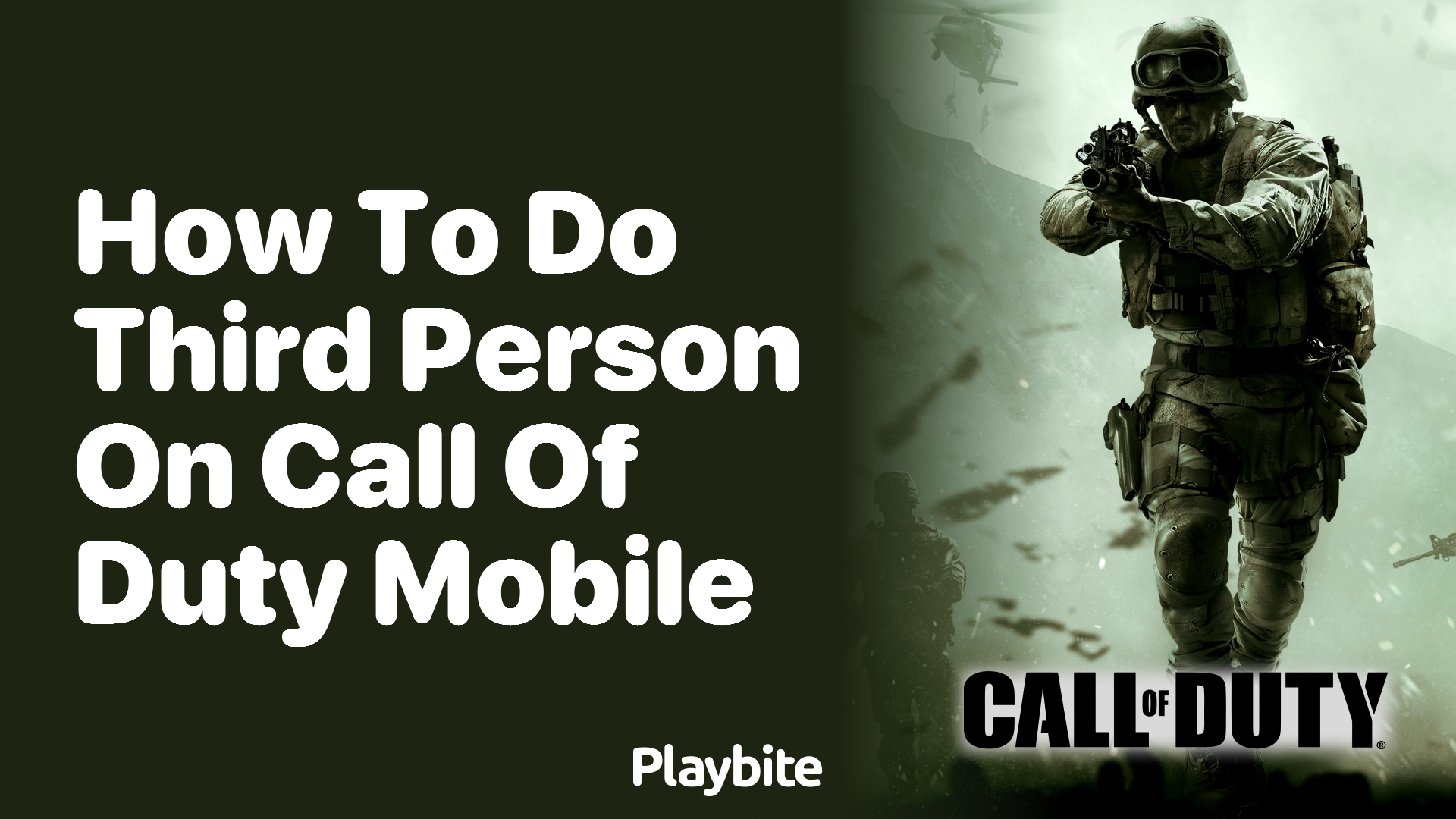 How to Play in Third-Person Mode in Call of Duty Mobile