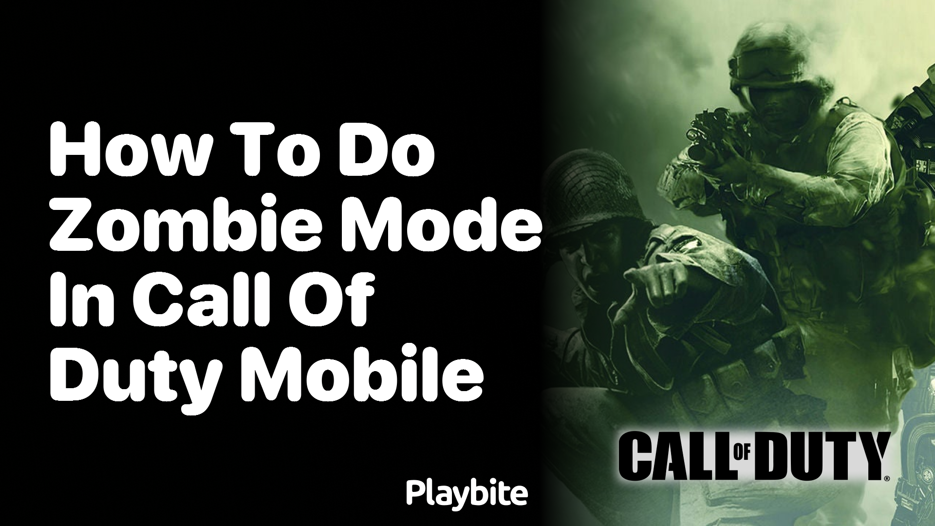 How to Do Zombie Mode in Call of Duty Mobile