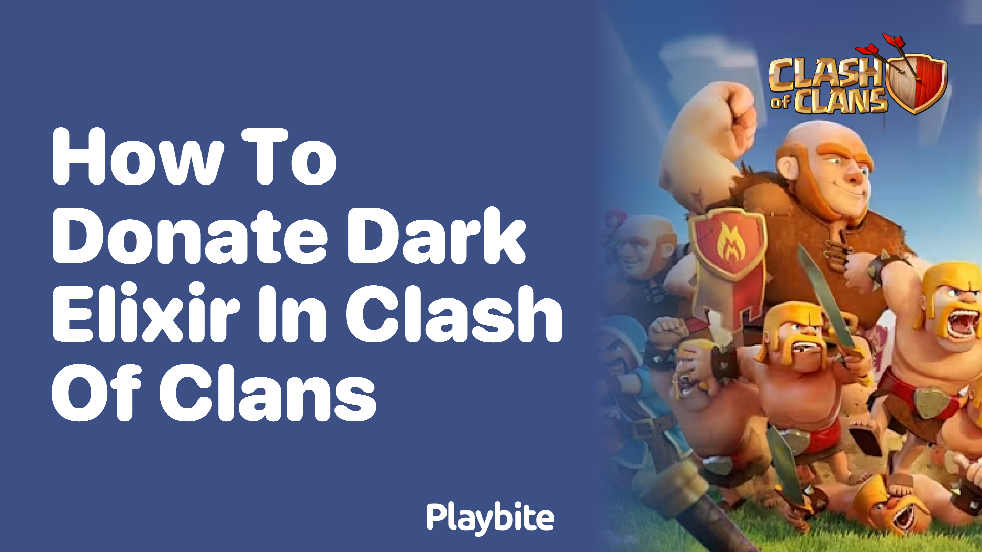 How to Donate Dark Elixir in Clash of Clans