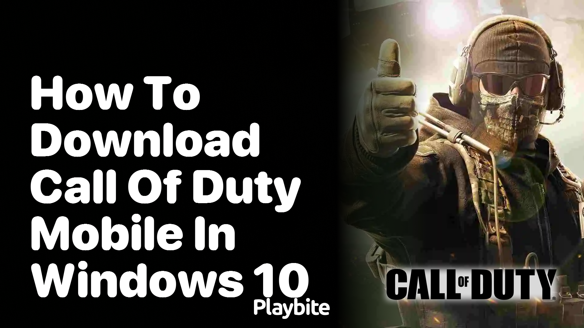 How to Download Call of Duty Mobile on Windows 10