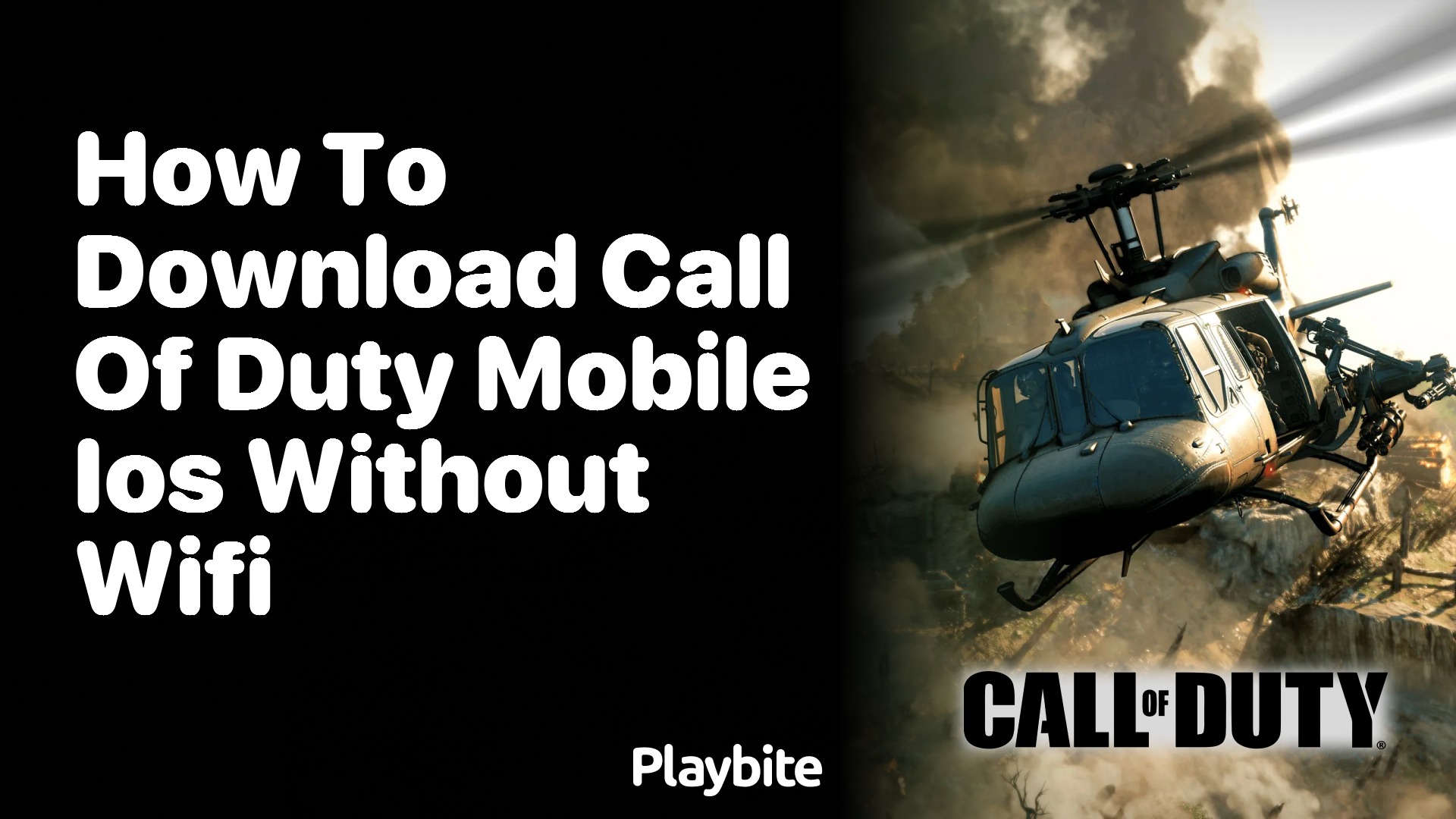 How to Download Call of Duty Mobile on iOS Without WiFi