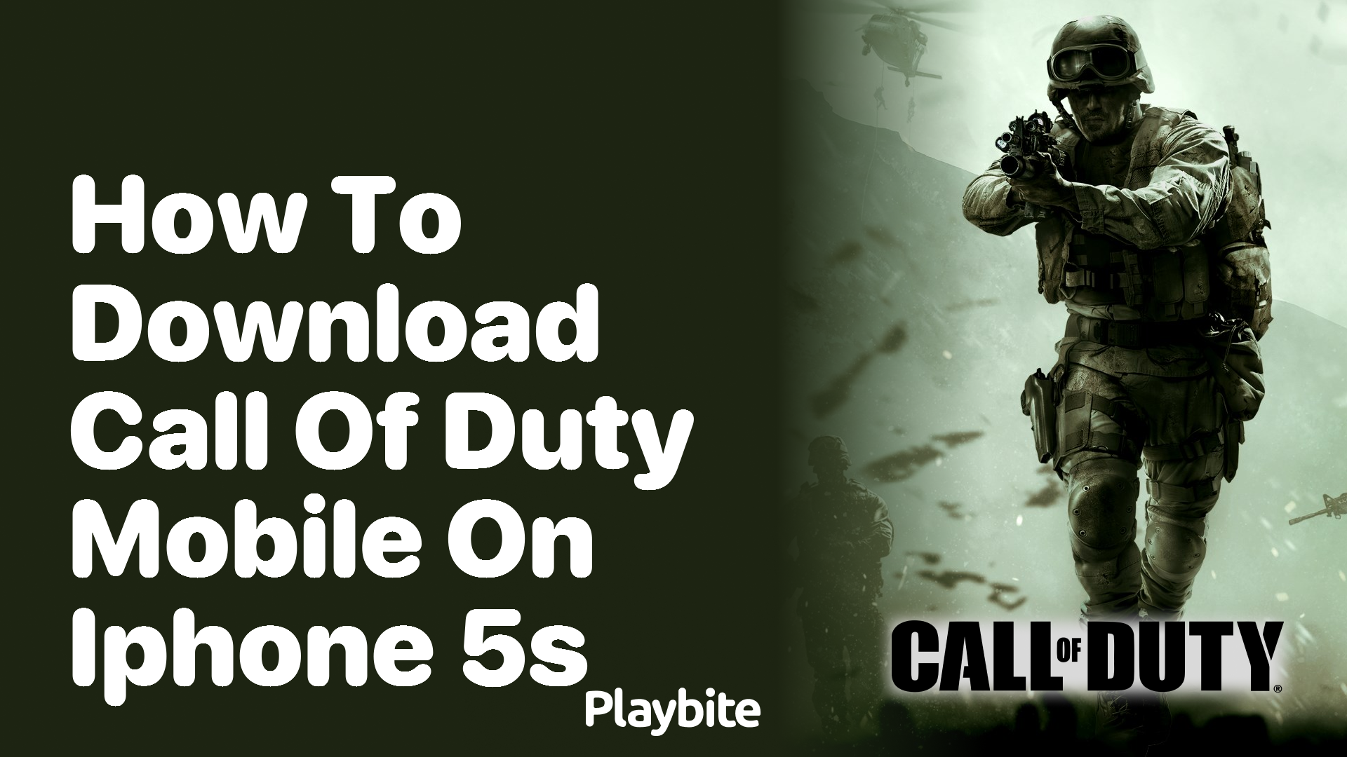 How to Download Call of Duty Mobile on iPhone 5S