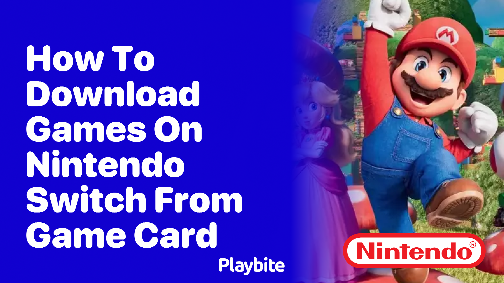 How to Download Games on Your Nintendo Switch from a Game Card - Playbite