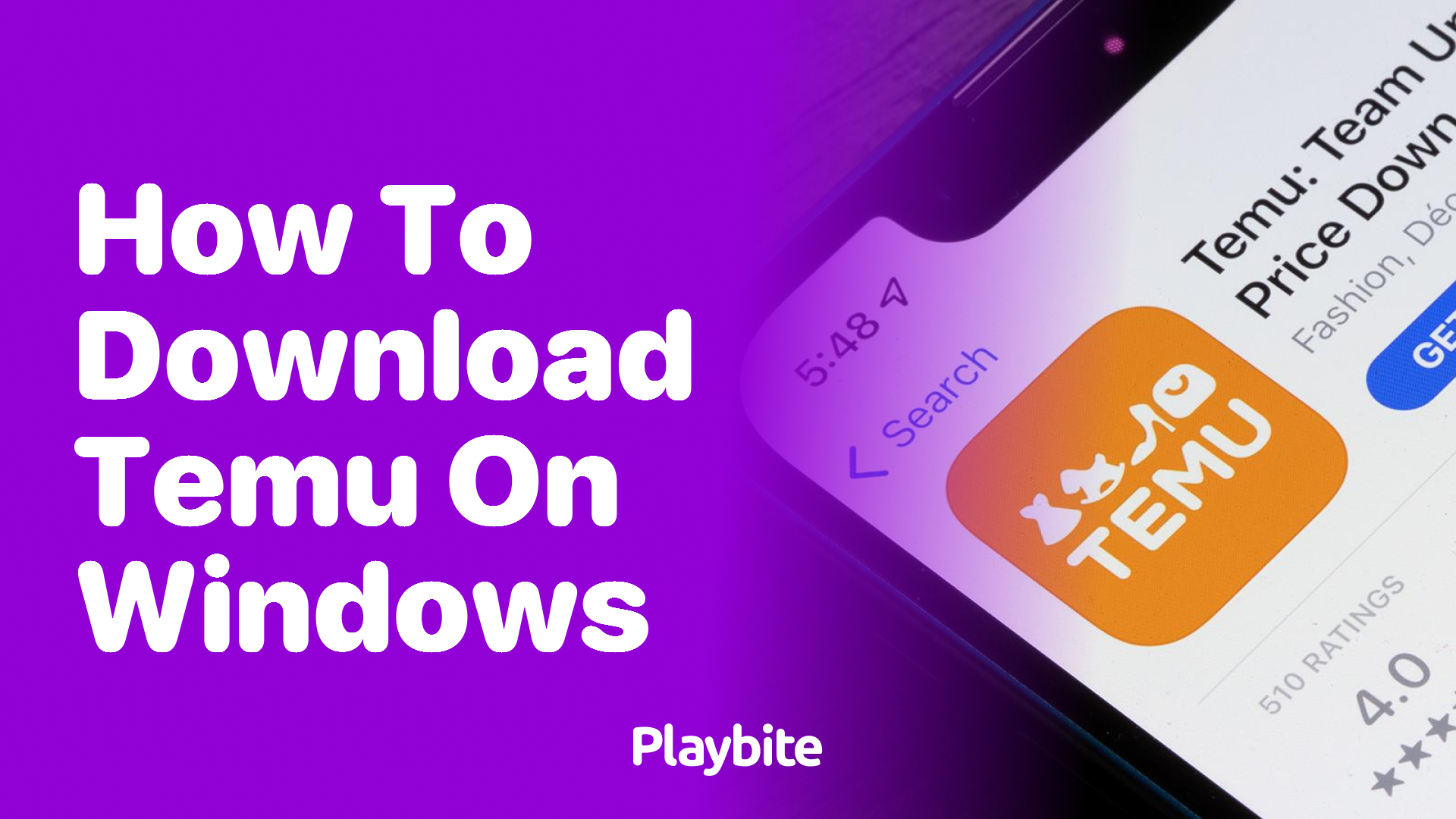 How to Download Temu on Windows