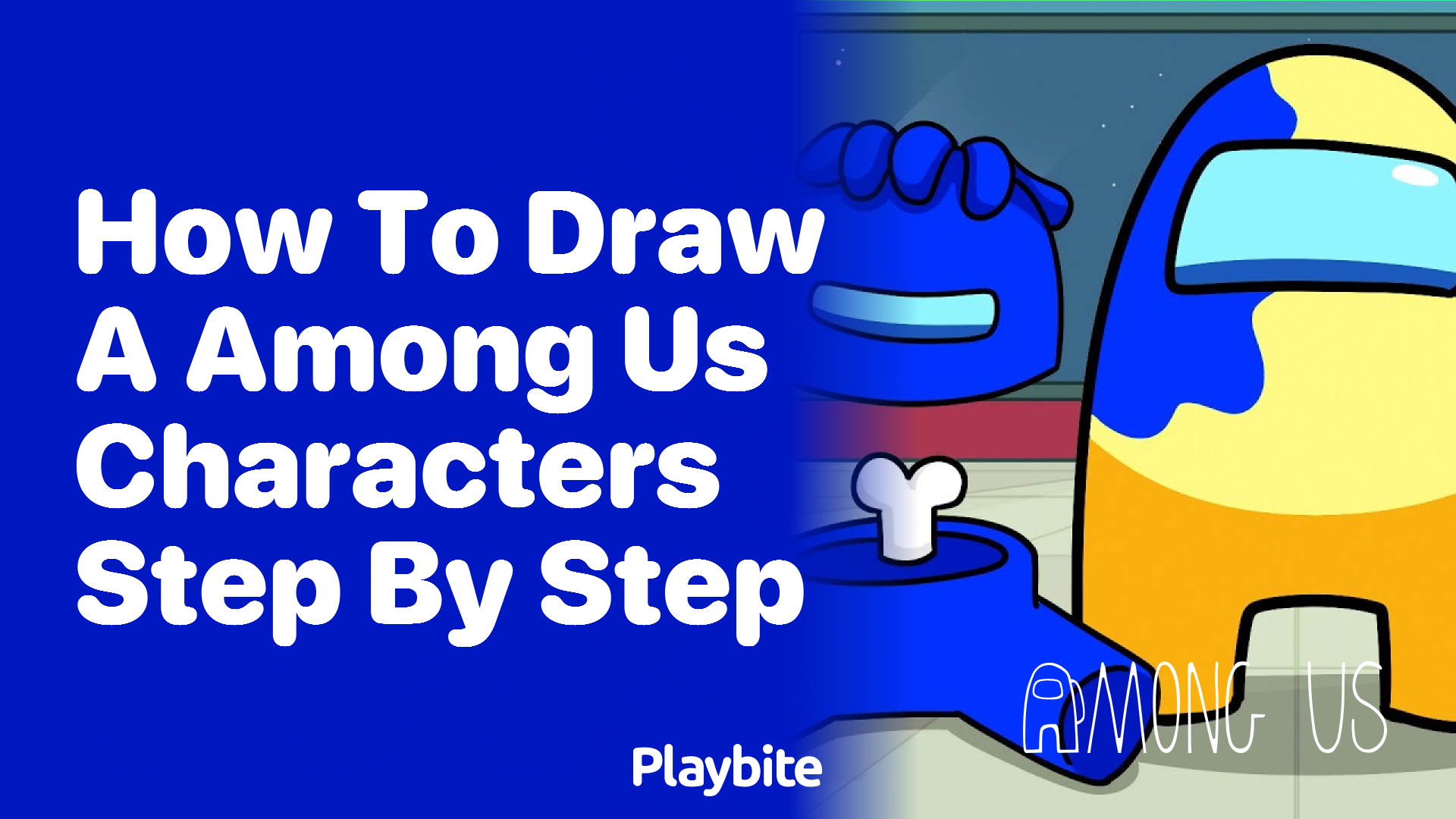 How to Draw Among Us Characters Step by Step