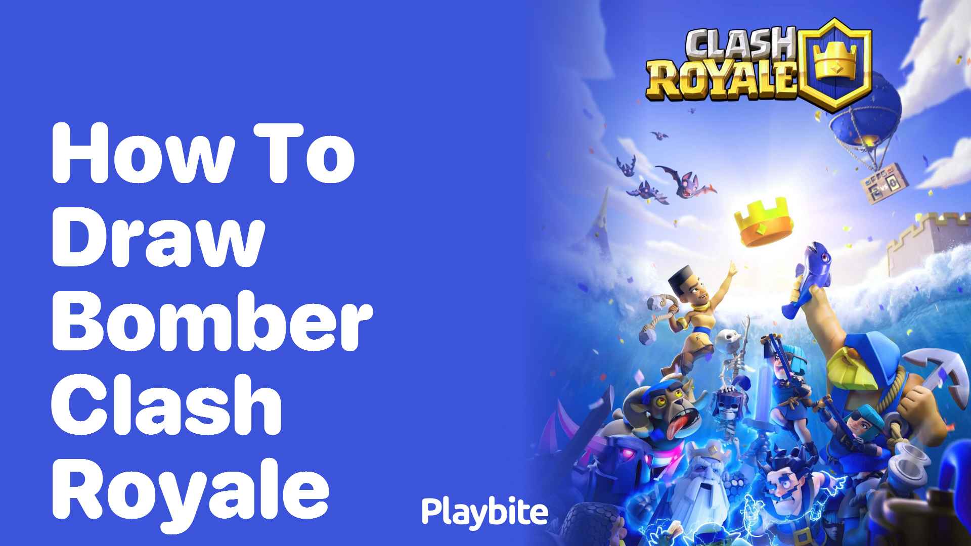 How to Draw Bomber from Clash Royale