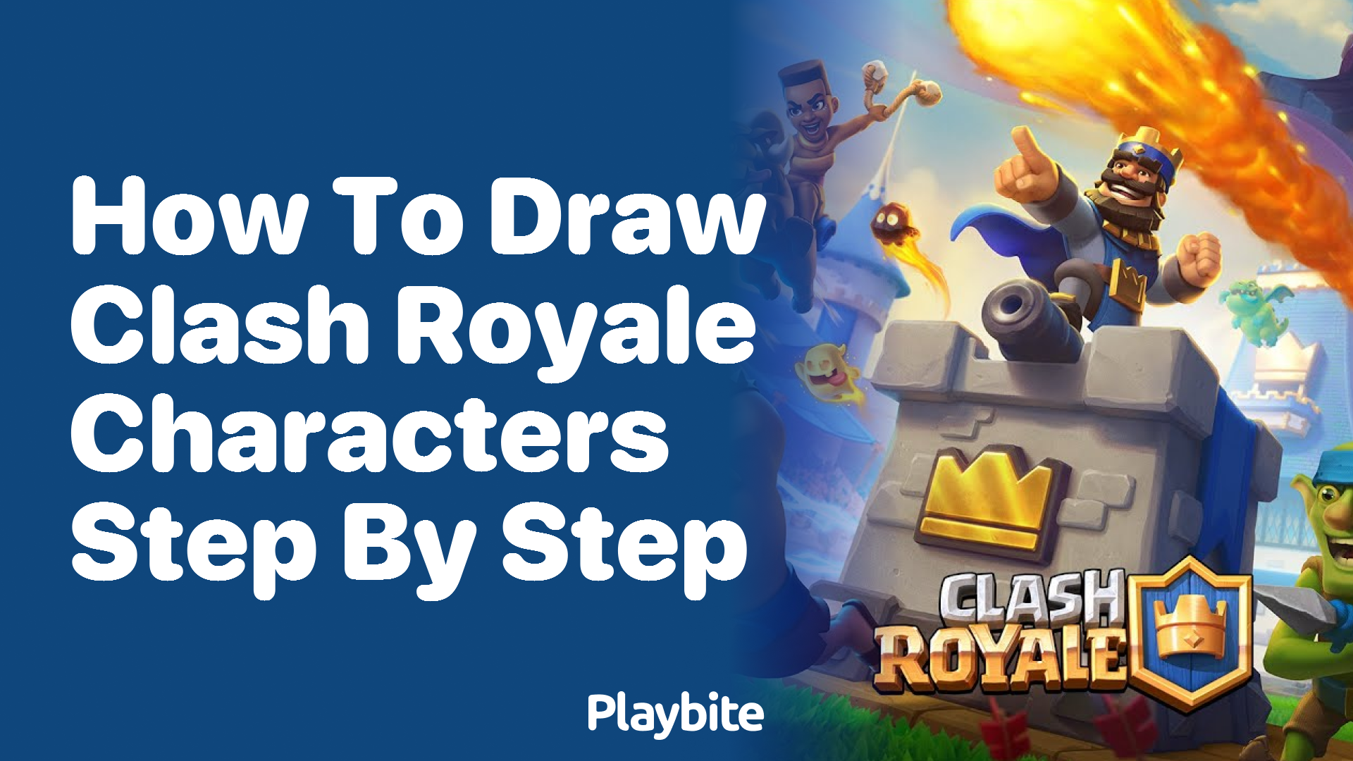 How to Draw Clash Royale Characters Step by Step