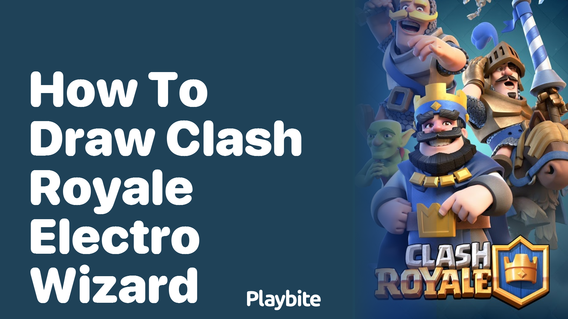 How to Draw the Clash Royale Electro Wizard