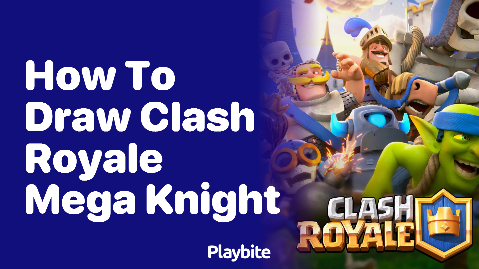 How to Draw Clash Royale&#8217;s Mega Knight