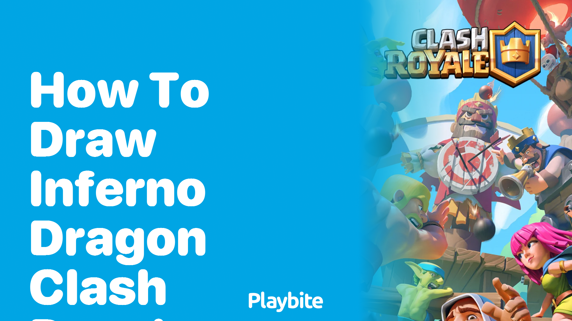 How to Draw the Inferno Dragon from Clash Royale