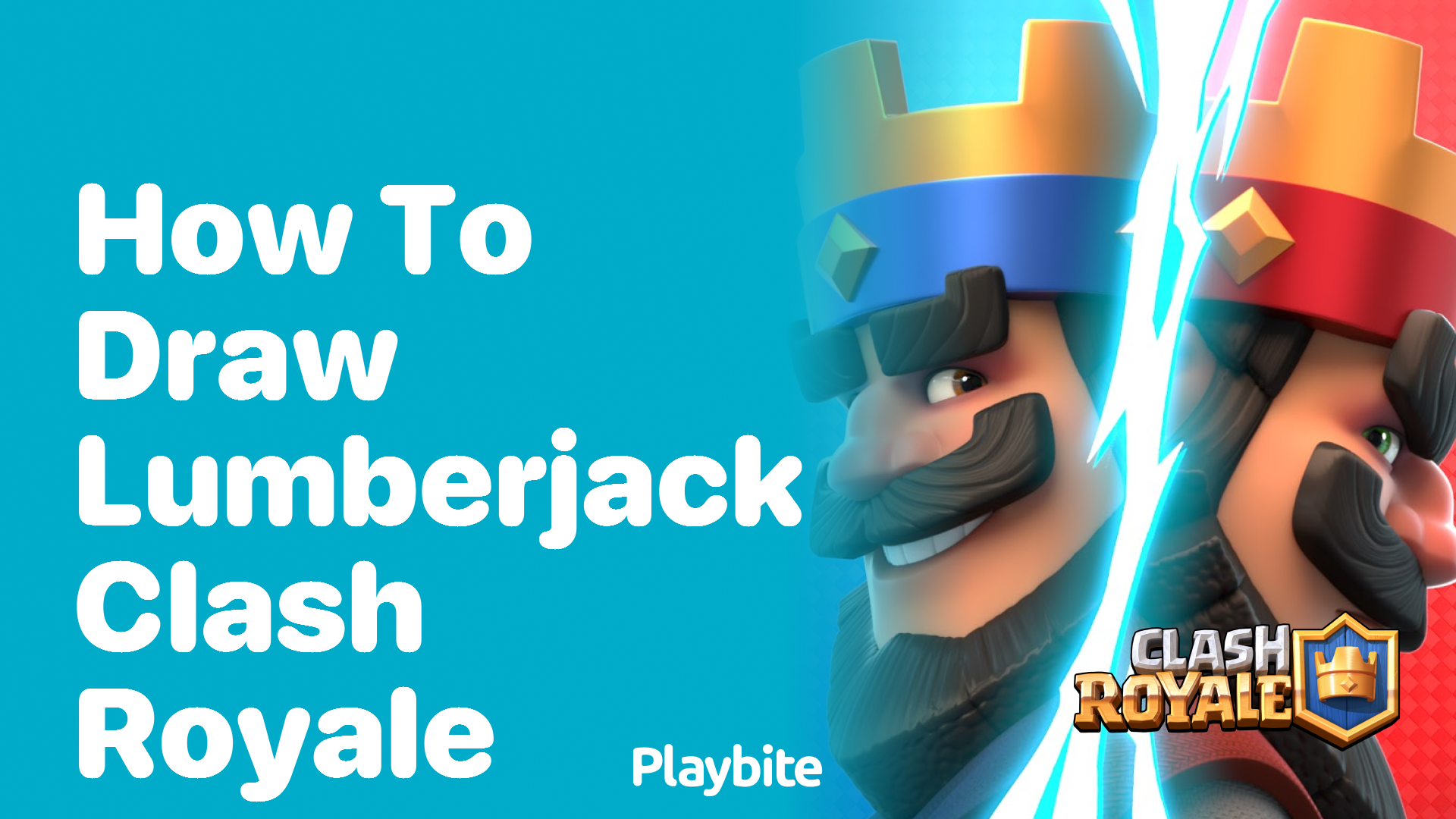 How to Draw the Lumberjack from Clash Royale