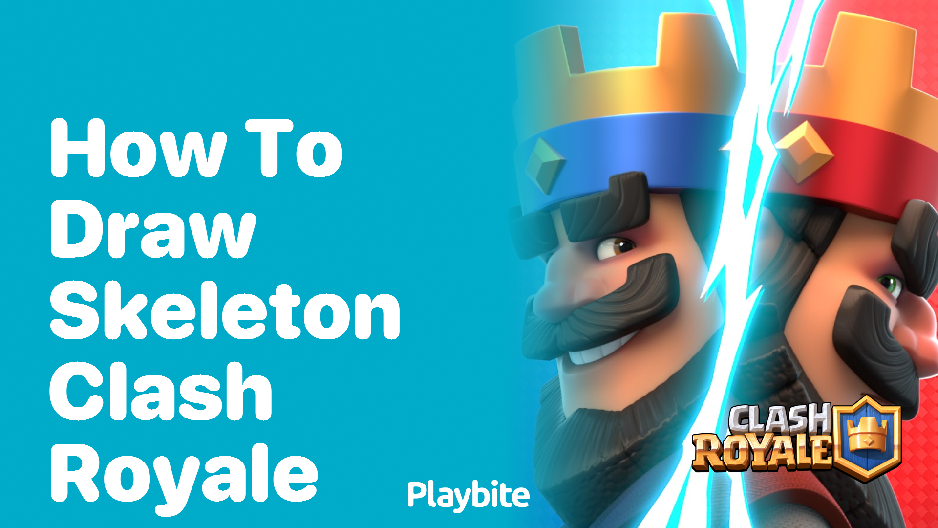 How to Draw a Skeleton from Clash Royale