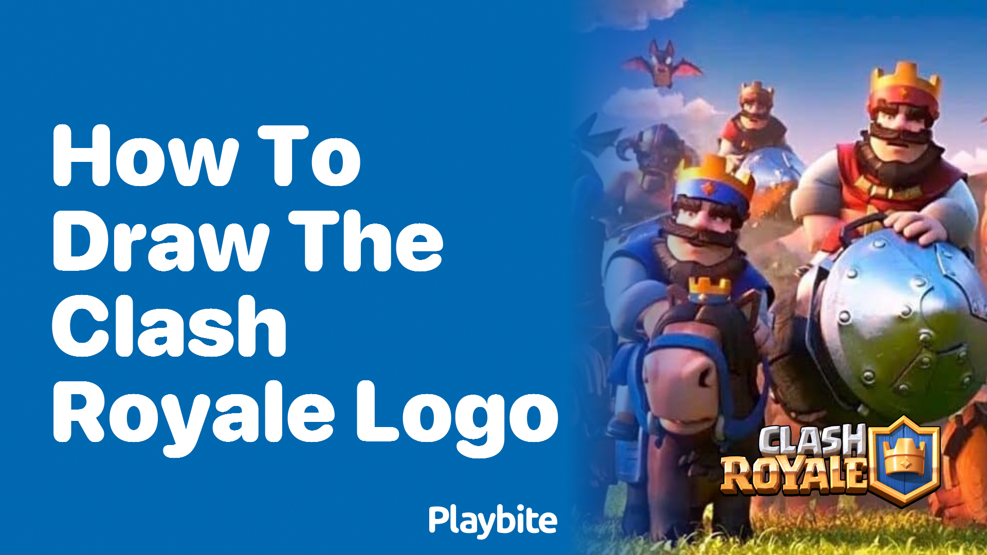 How to Draw the Clash Royale Logo