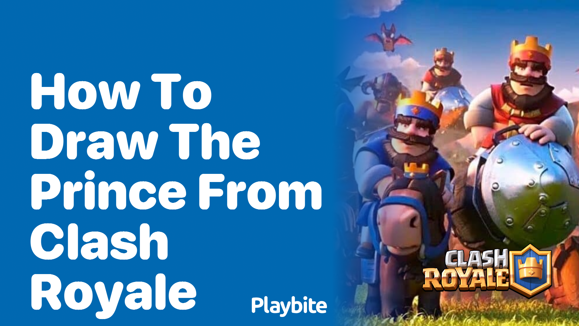 How to Draw the Prince from Clash Royale