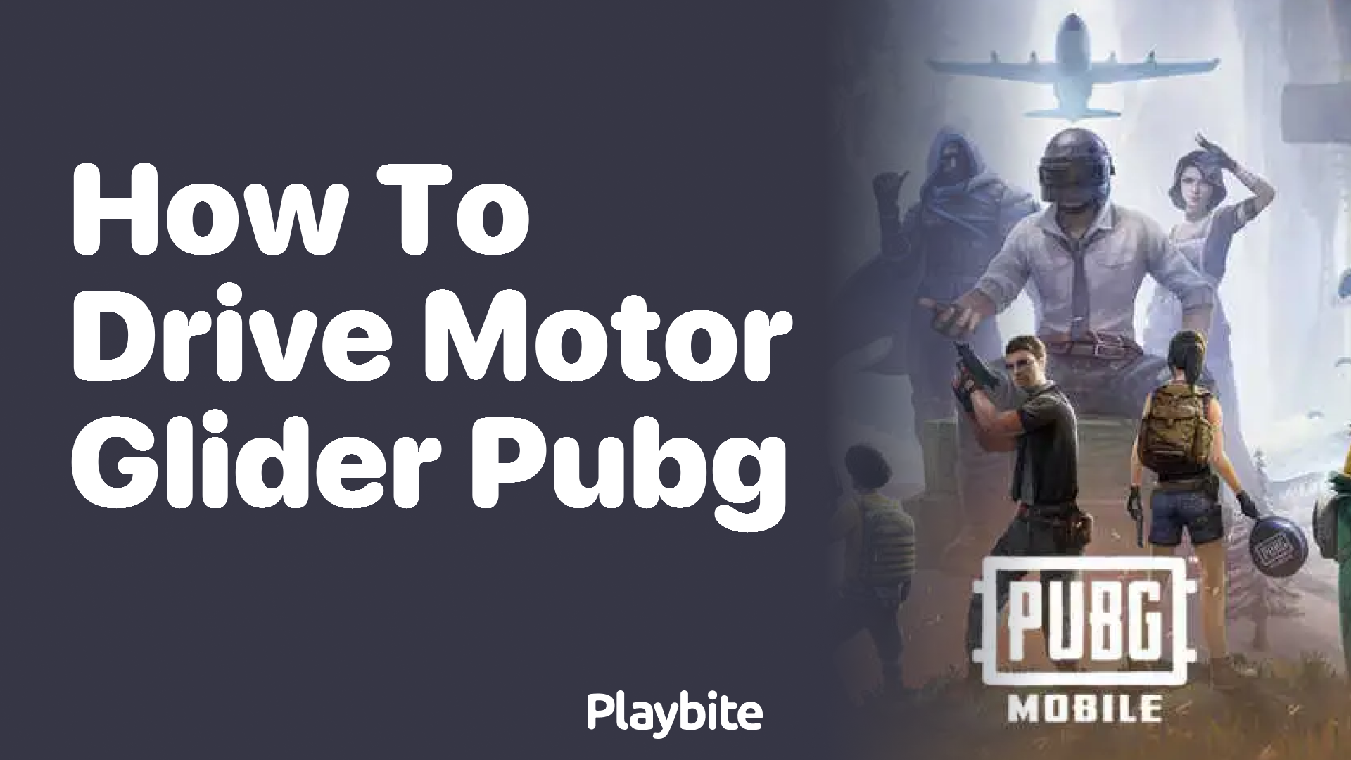 How to Drive a Motor Glider in PUBG Mobile