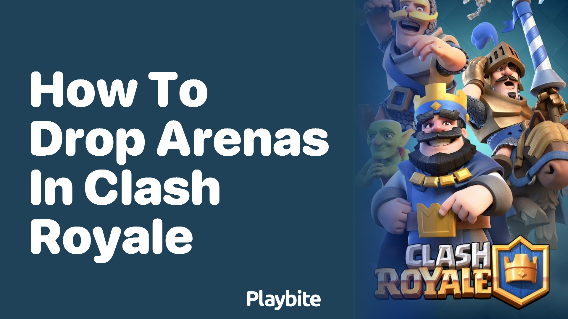 Can you drop arenas in clash shop royale