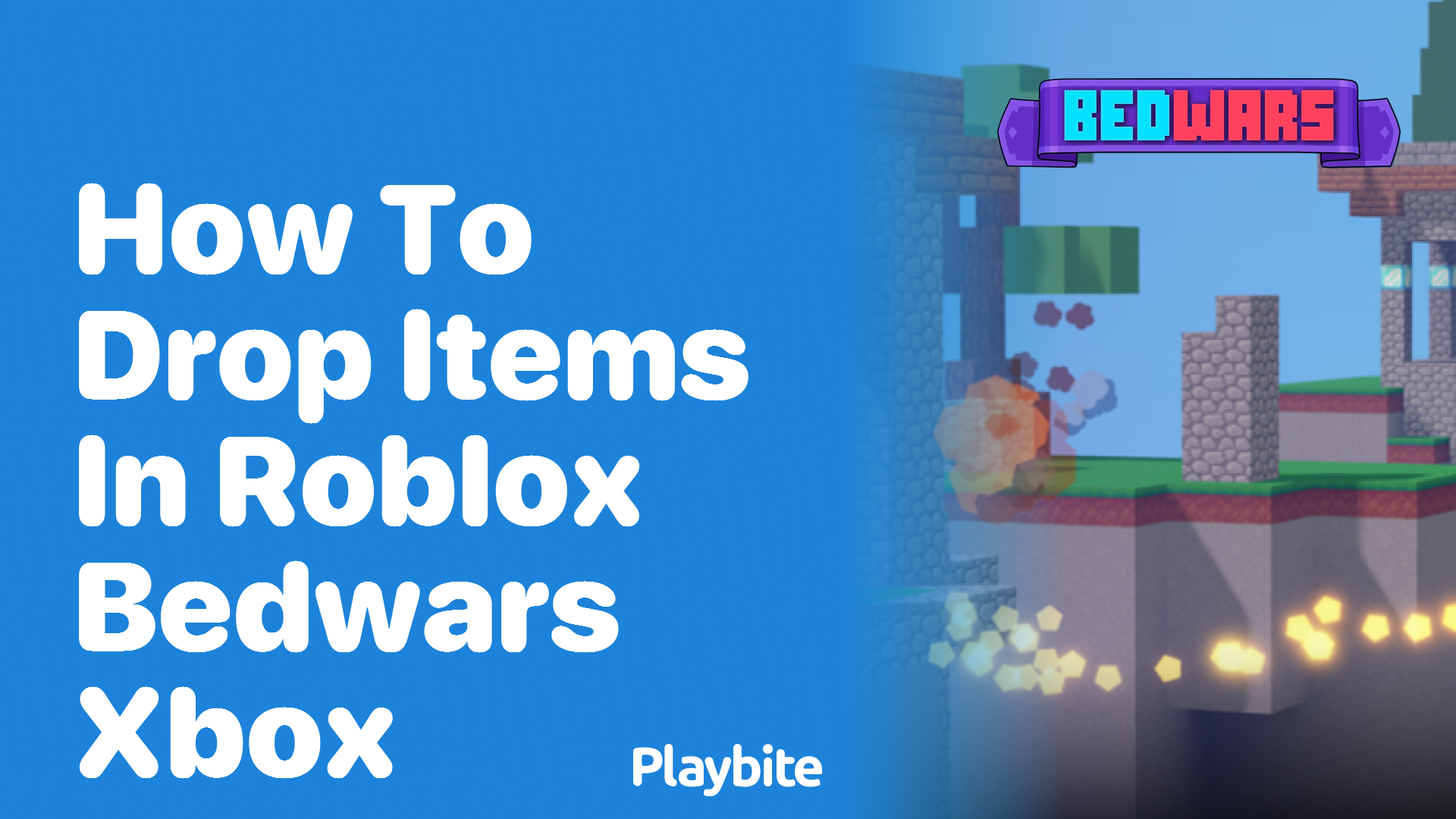 How to Drop Items in Roblox Bedwars on Xbox