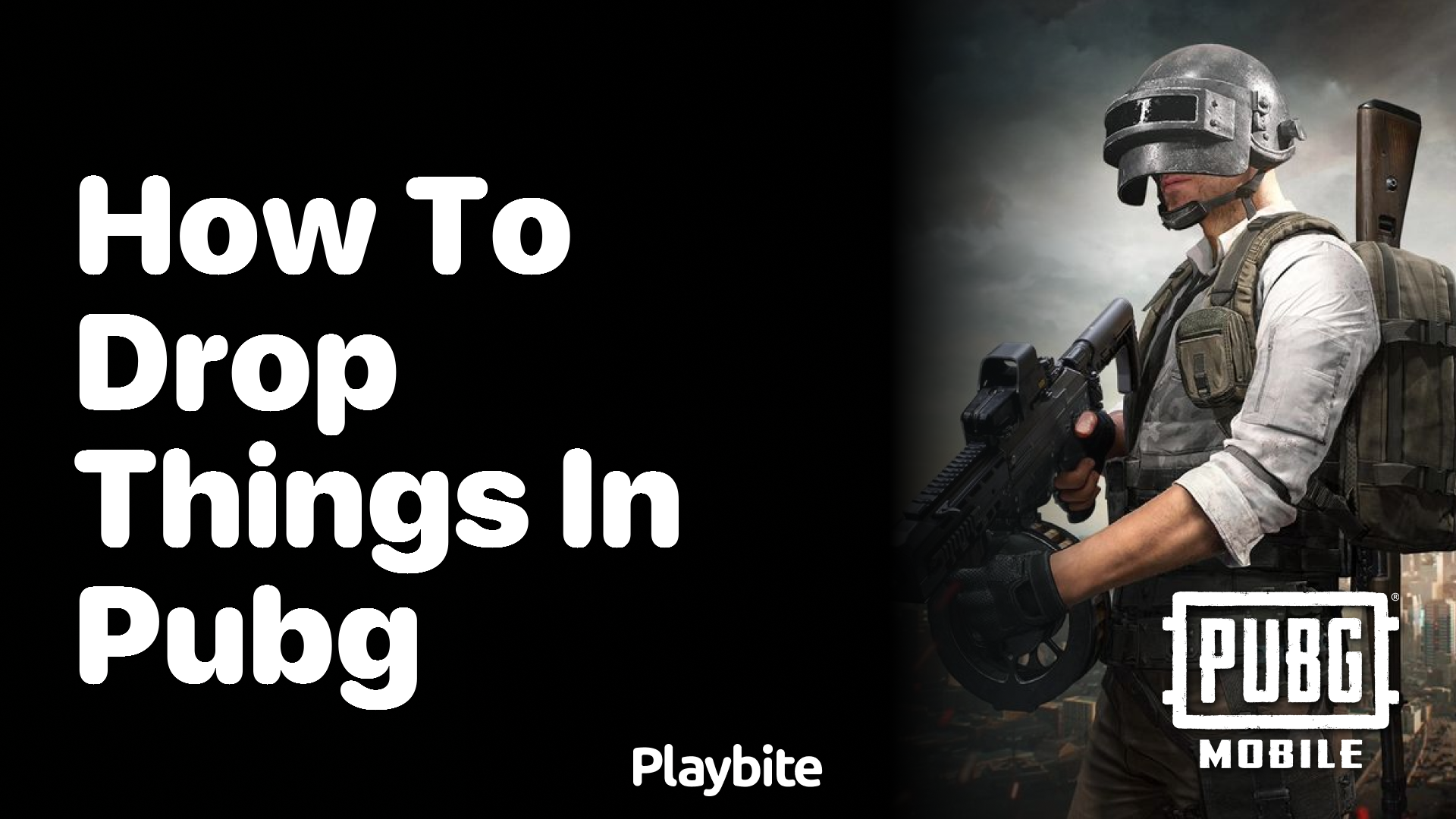 How to Drop Things in PUBG Mobile: A Quick Guide