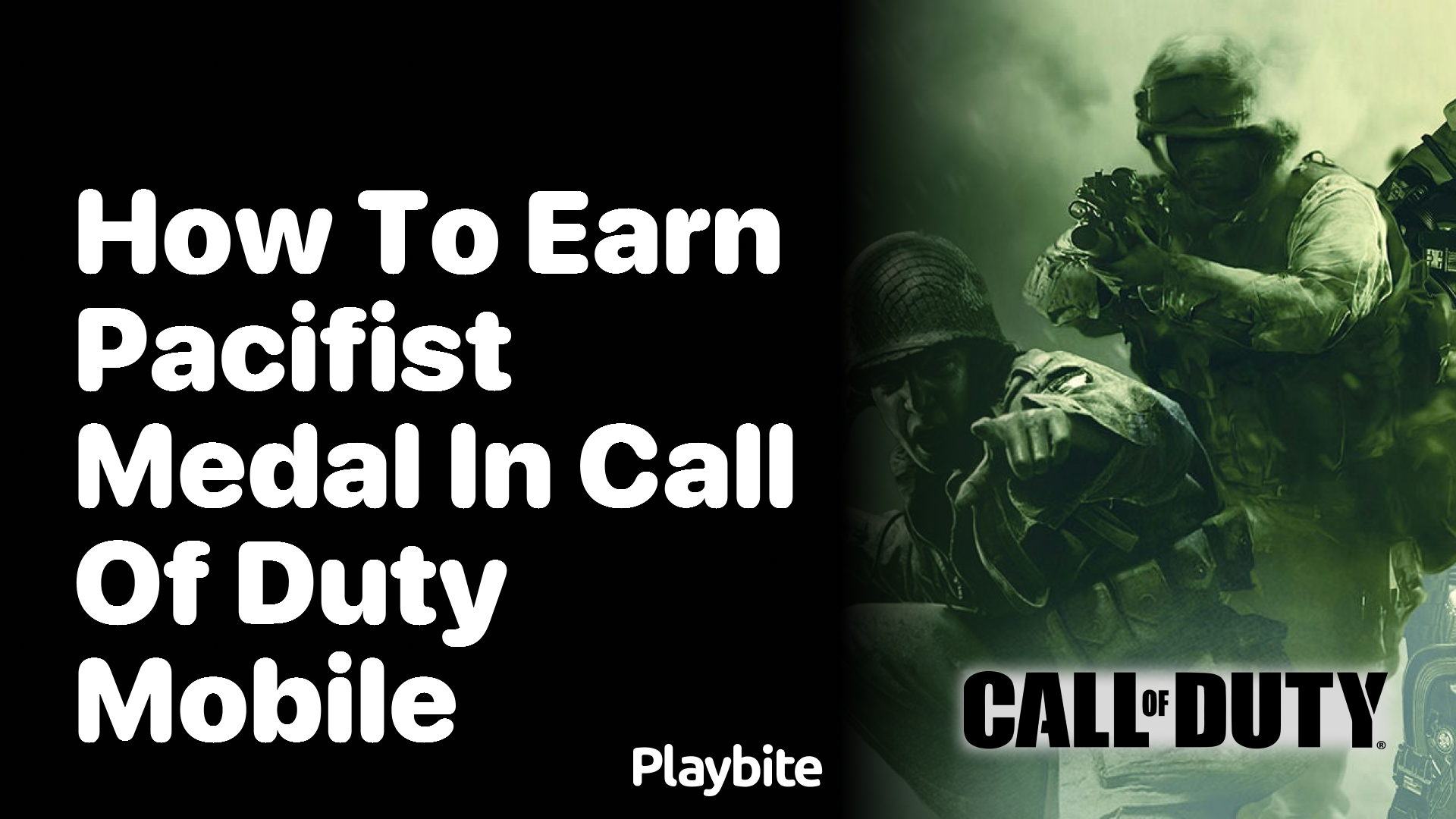 How to Earn the Pacifist Medal in Call of Duty Mobile