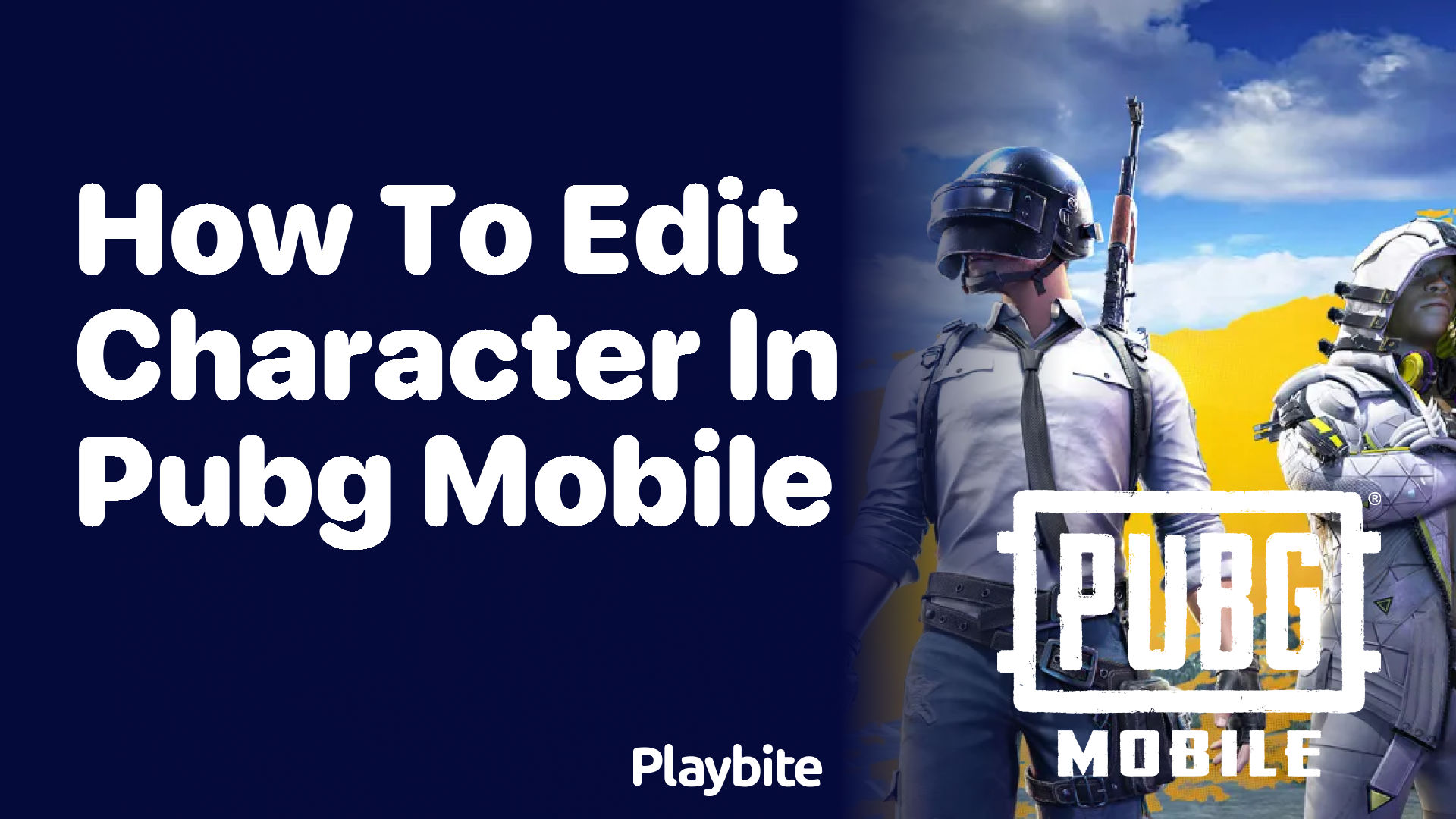 How to Edit Your Character in PUBG Mobile?