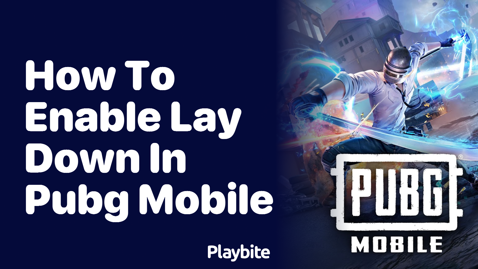 How to Enable Lay Down in PUBG Mobile