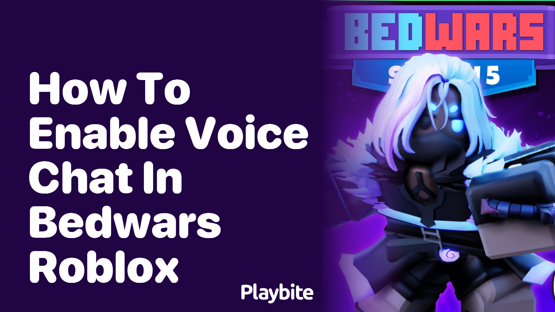 How to Enable Voice Chat in Bedwars Roblox