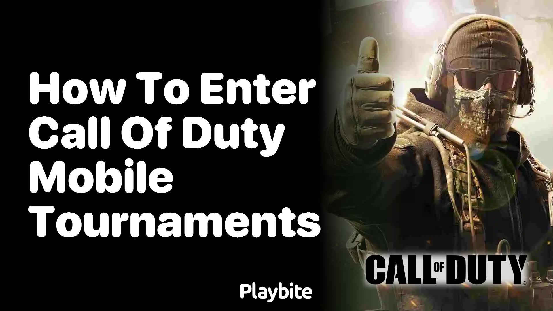 How to Enter Call of Duty Mobile Tournaments