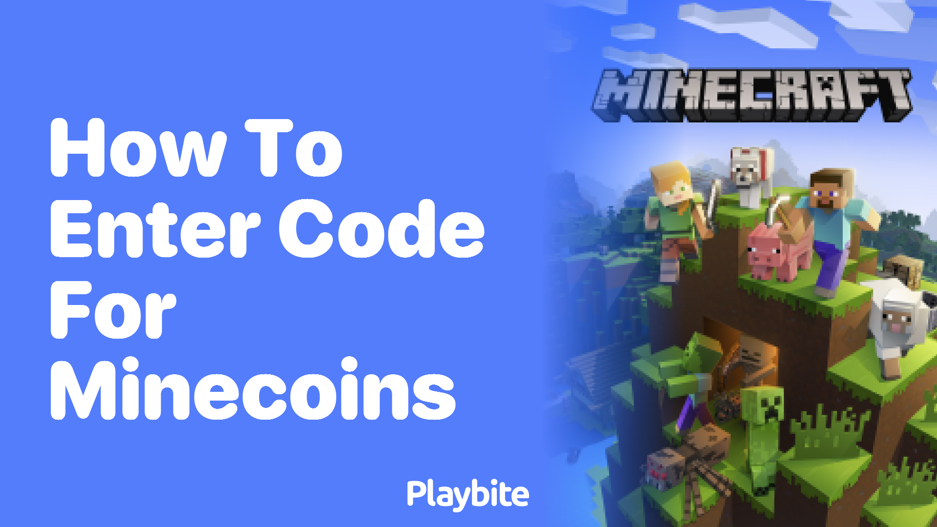 How to Enter Code for Minecoins in Minecraft