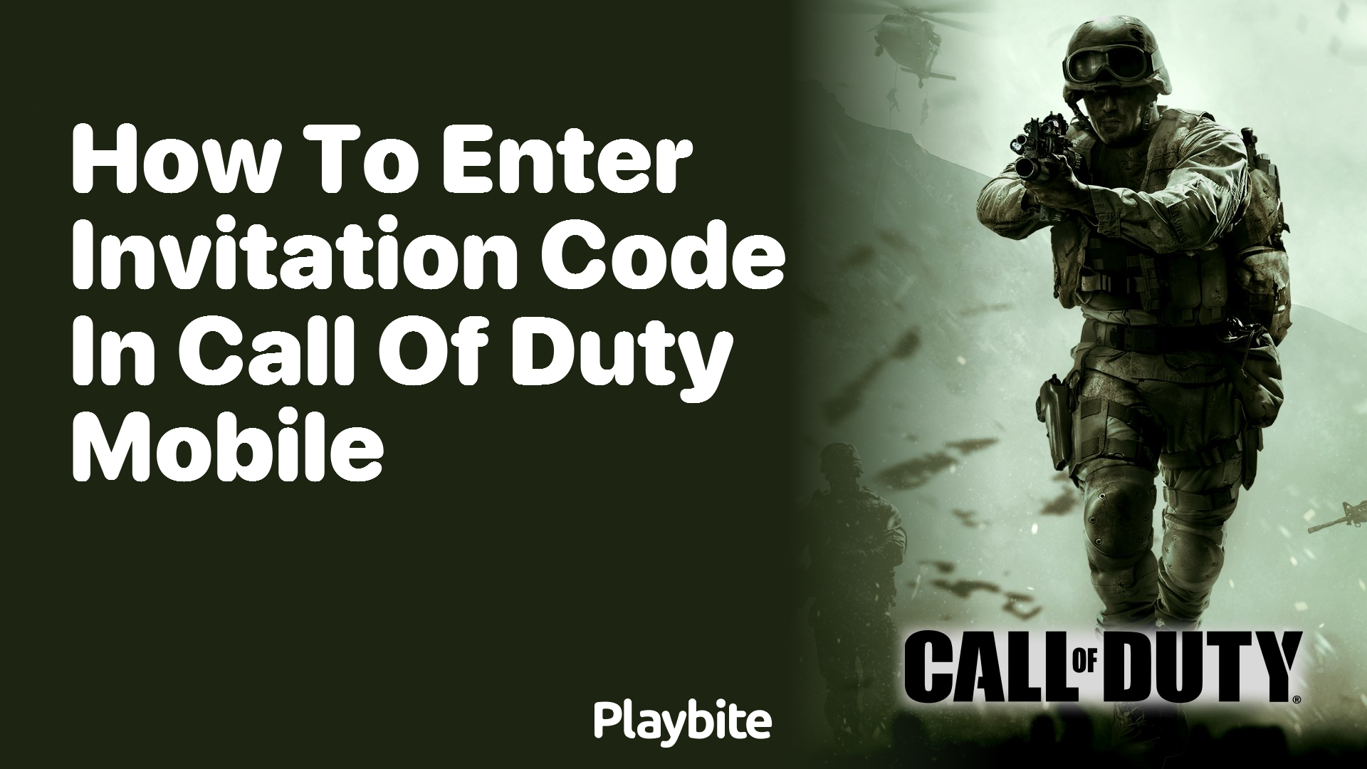 How to Enter Invitation Code in Call of Duty Mobile