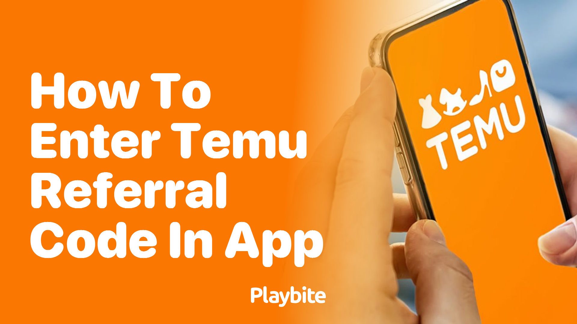 How to Enter Your Temu Referral Code in the App