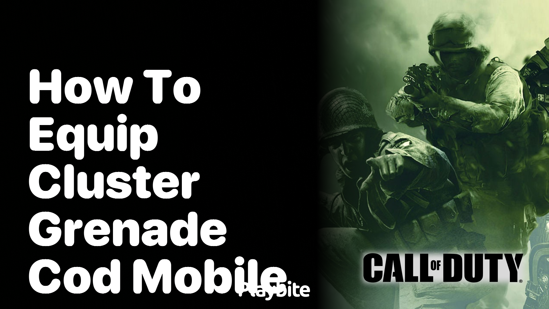 How to Equip Cluster Grenade in COD Mobile