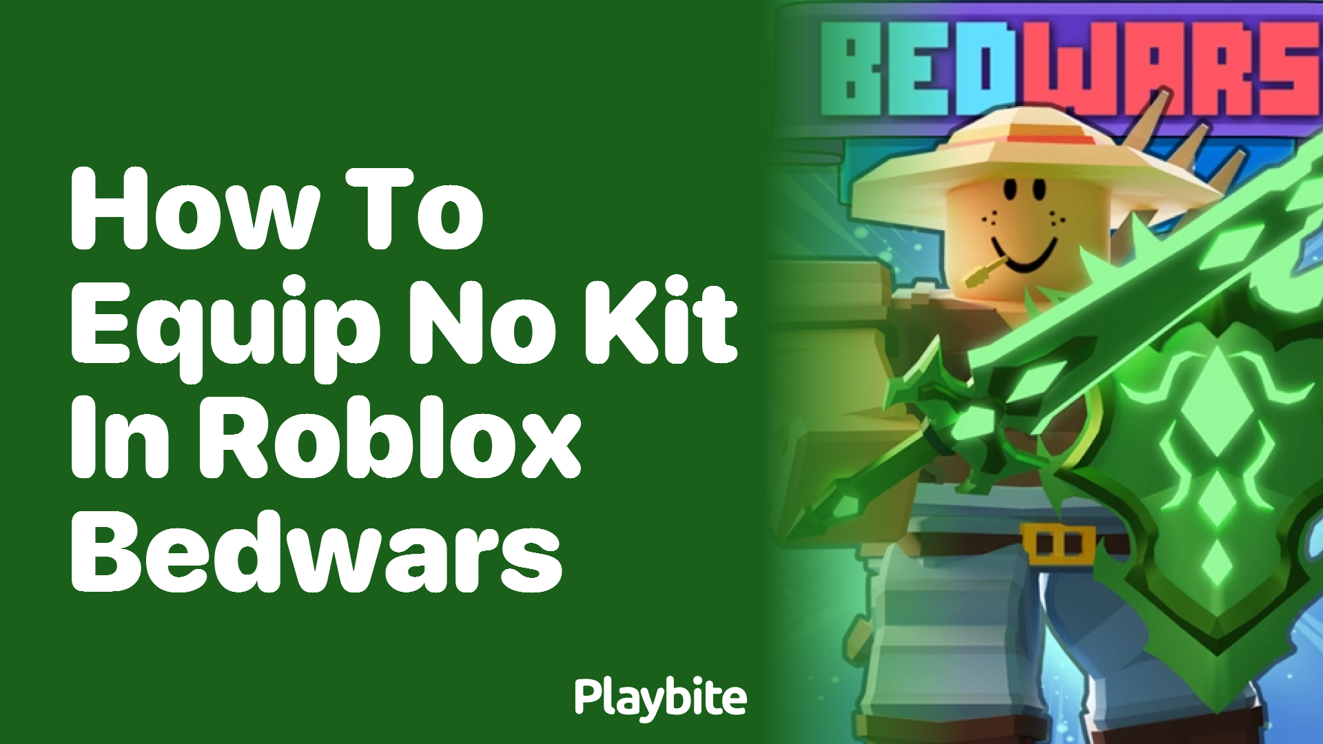 How to Equip No Kit in Roblox Bedwars