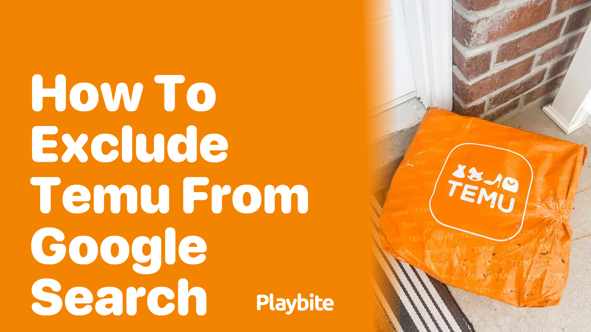 How to Exclude Temu from Google Search Results