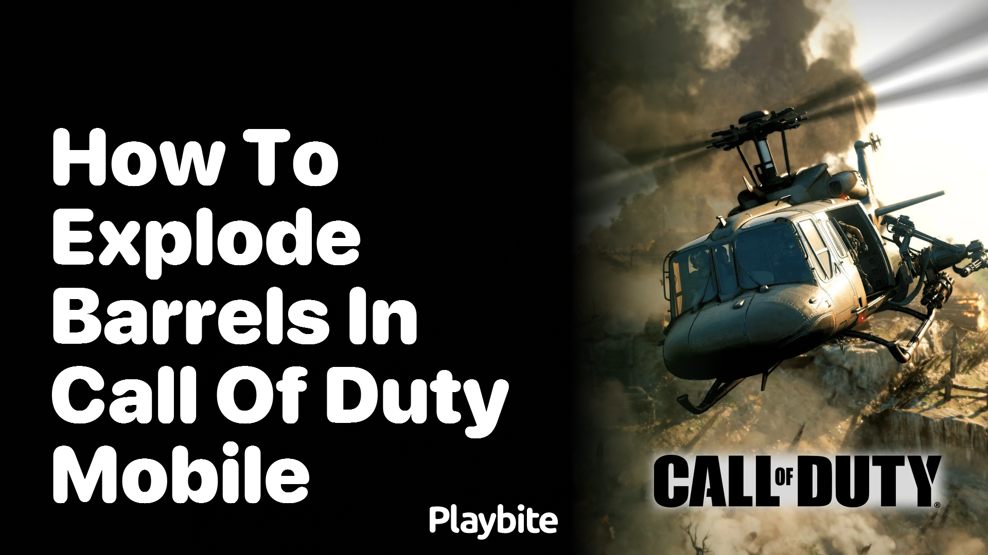 How to Explode Barrels in Call of Duty Mobile