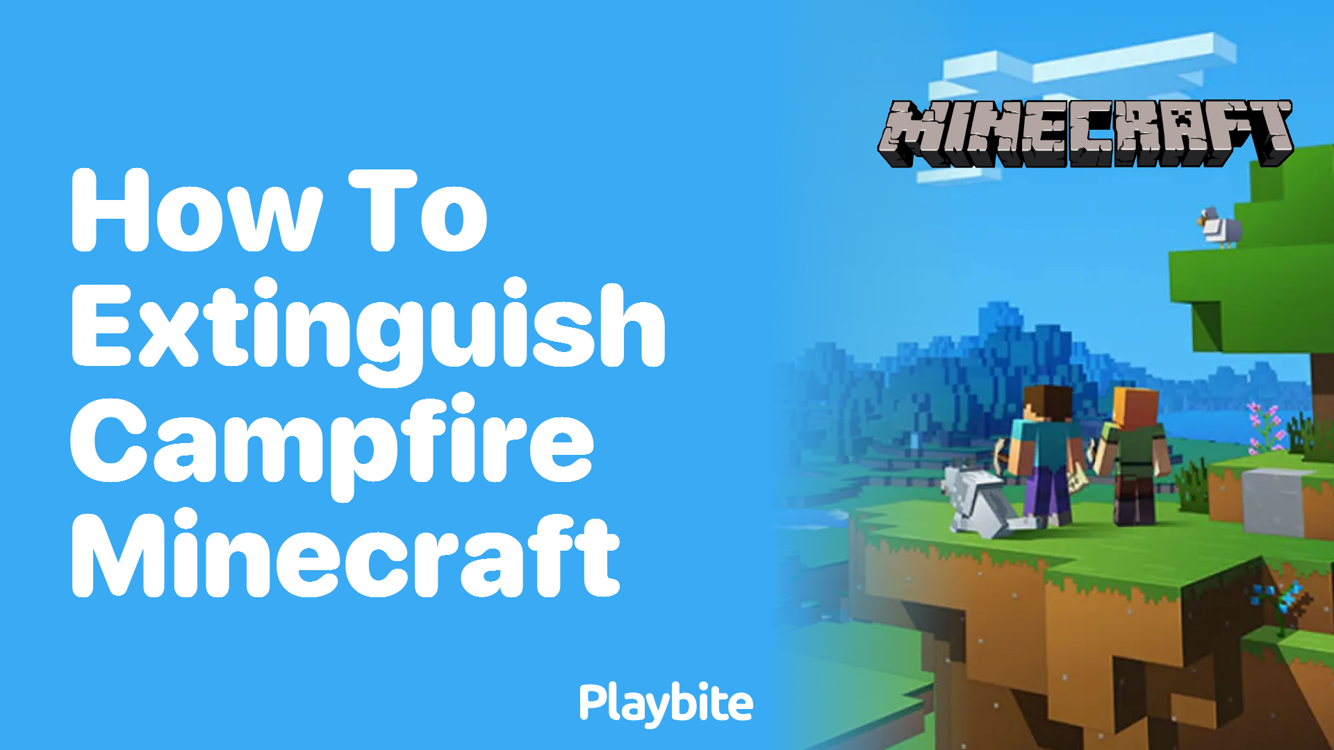 How to Extinguish a Campfire in Minecraft