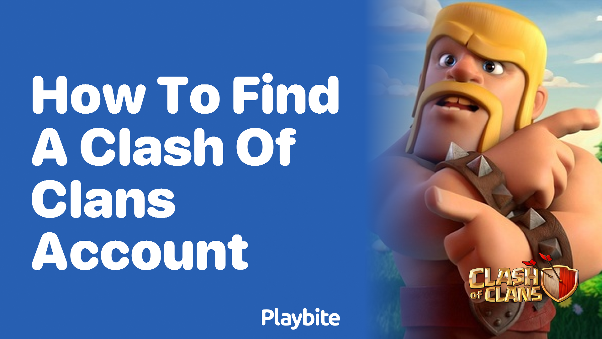 How to Find a Clash of Clans Account