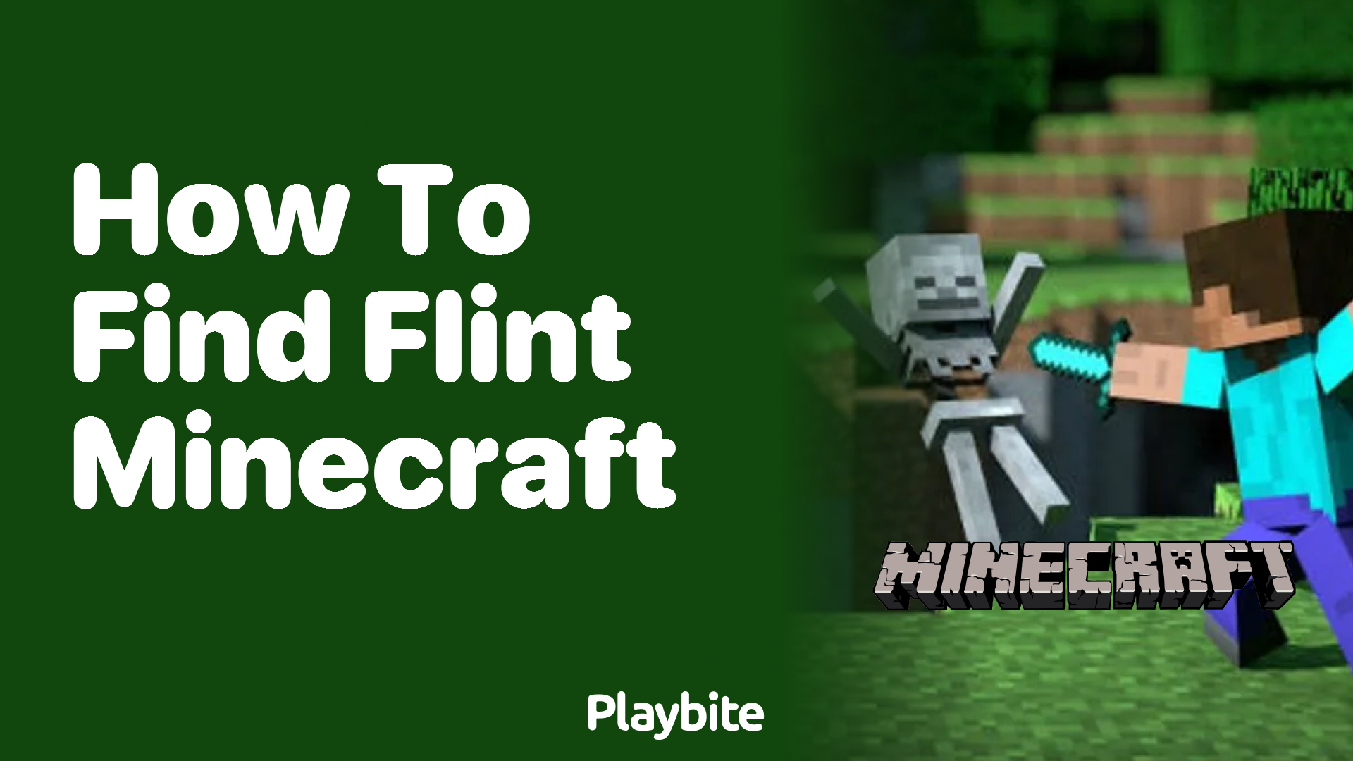 How to Find Flint in Minecraft