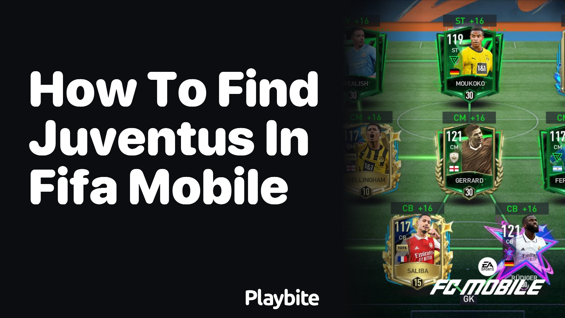 How to Find Juventus in FIFA Mobile