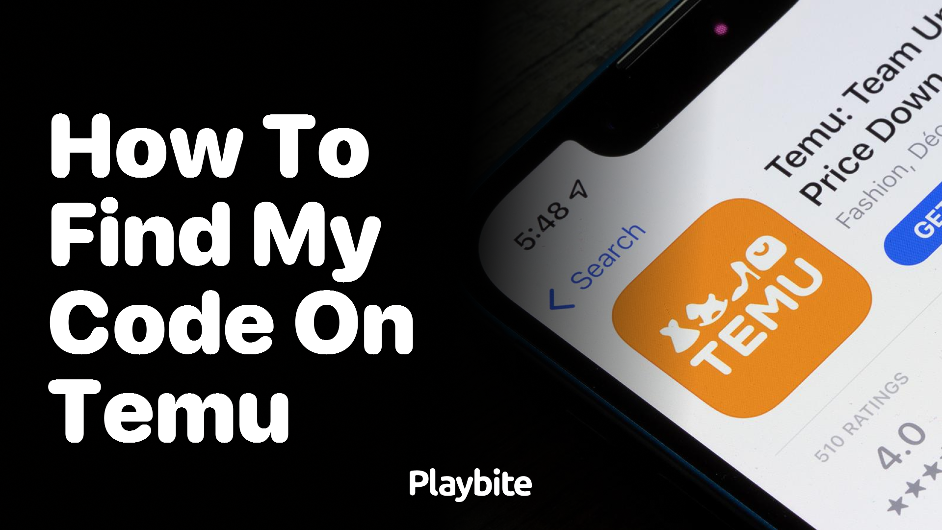 How to Find My Code on Temu: A Simple Guide - Playbite