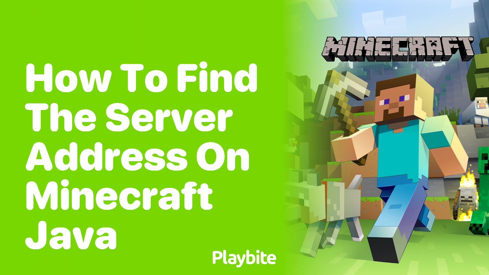 How to Find the Server Address on Minecraft Java