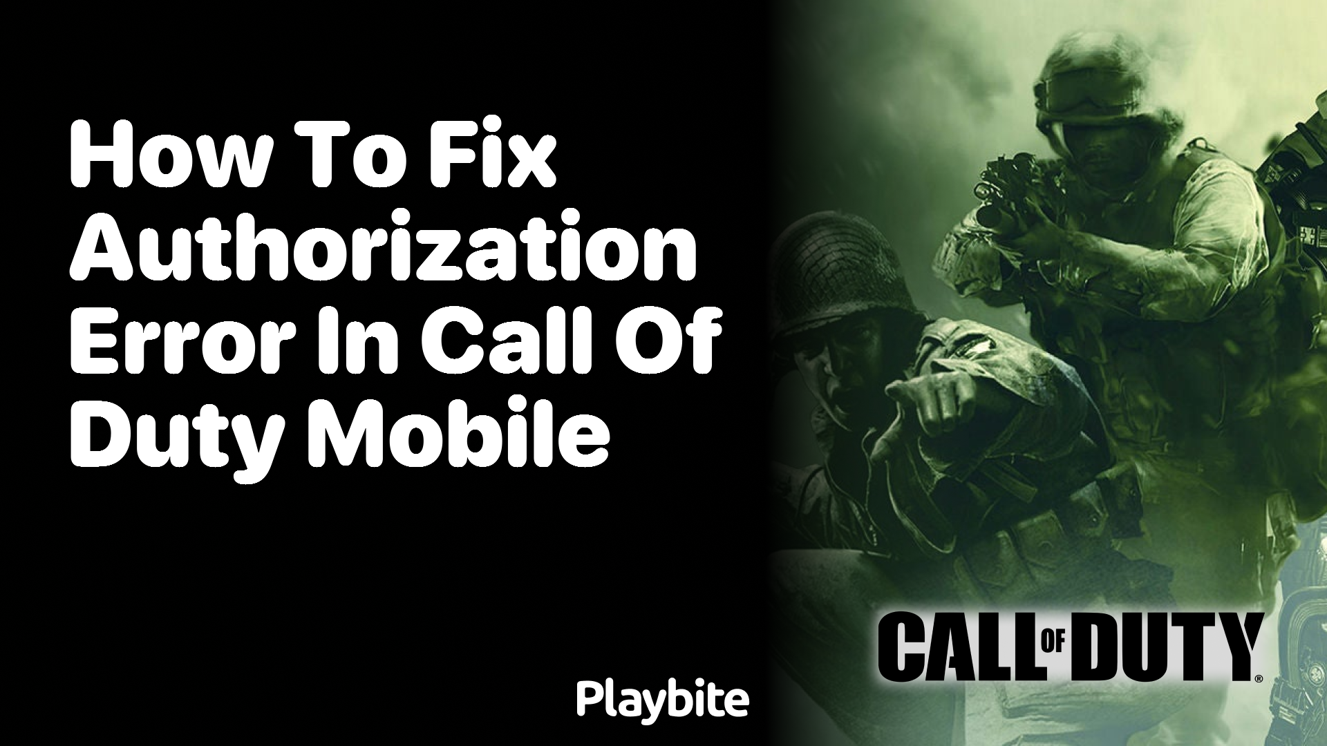 How to Fix Authorization Error in Call of Duty Mobile