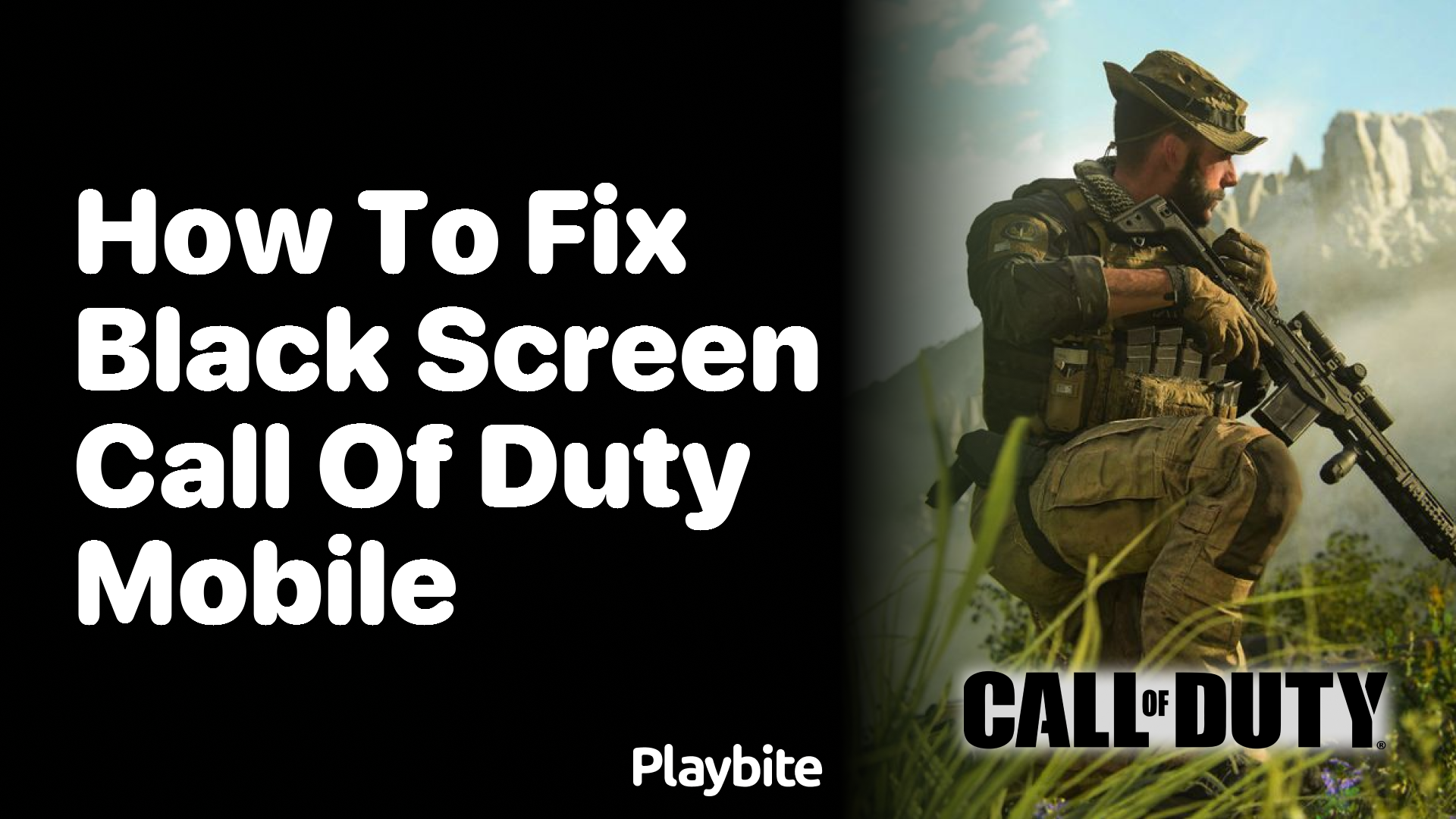 How to Fix Black Screen in Call of Duty Mobile