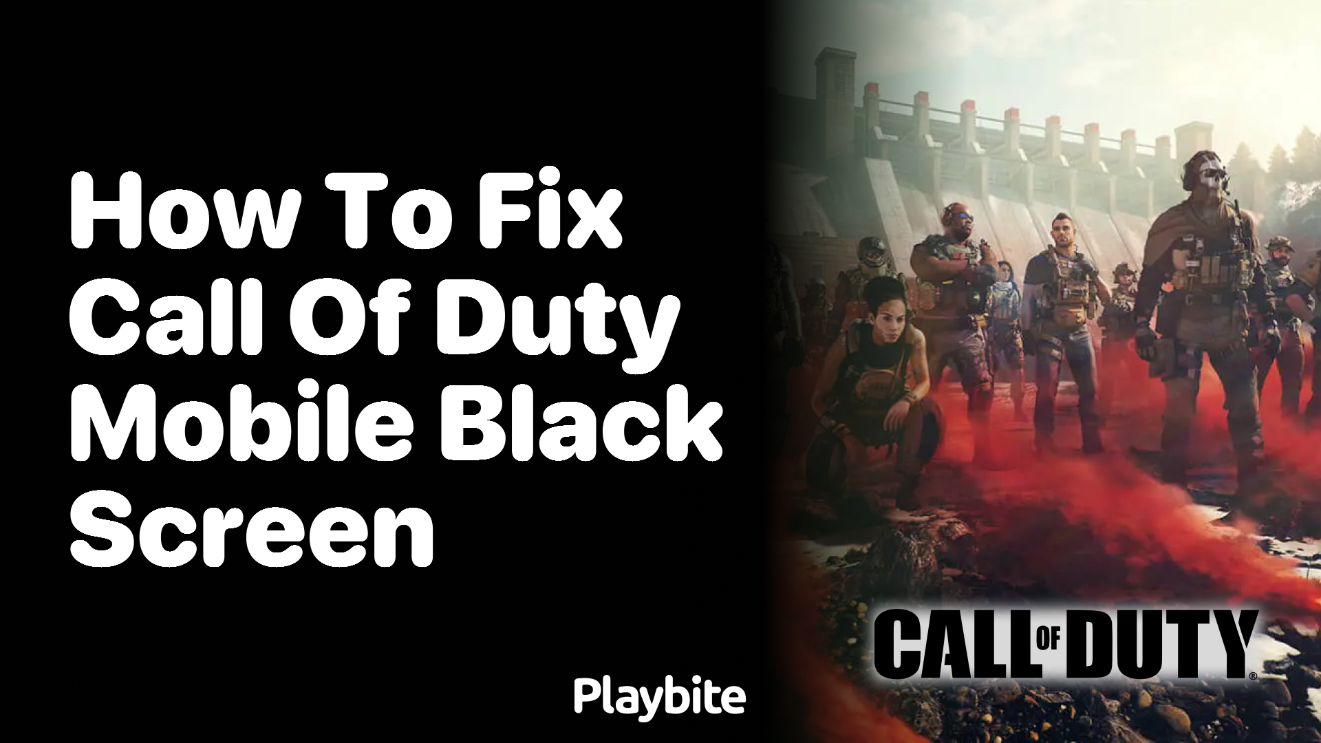 How to Fix the Call of Duty Mobile Black Screen Issue