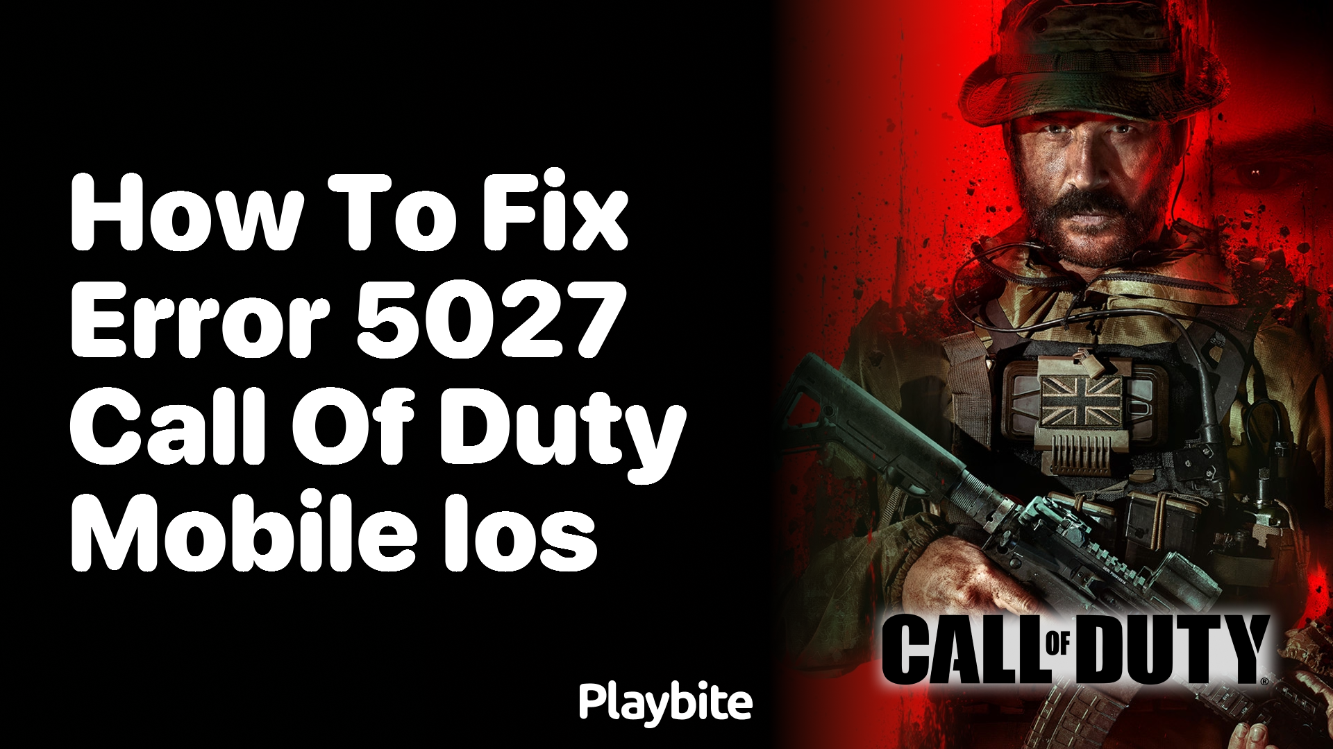 How to Fix Error 5027 in Call of Duty Mobile on iOS - Playbite