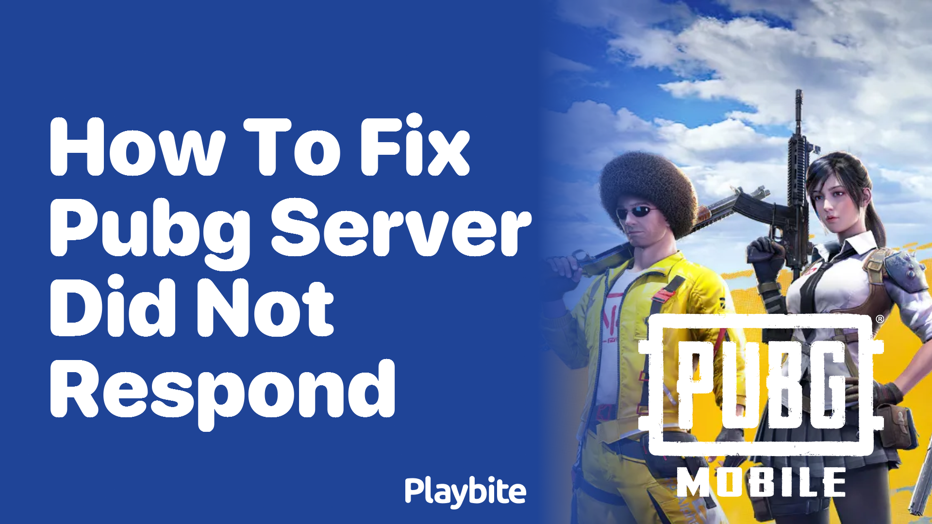 How to Fix &#8216;PUBG Server Did Not Respond&#8217; Issue