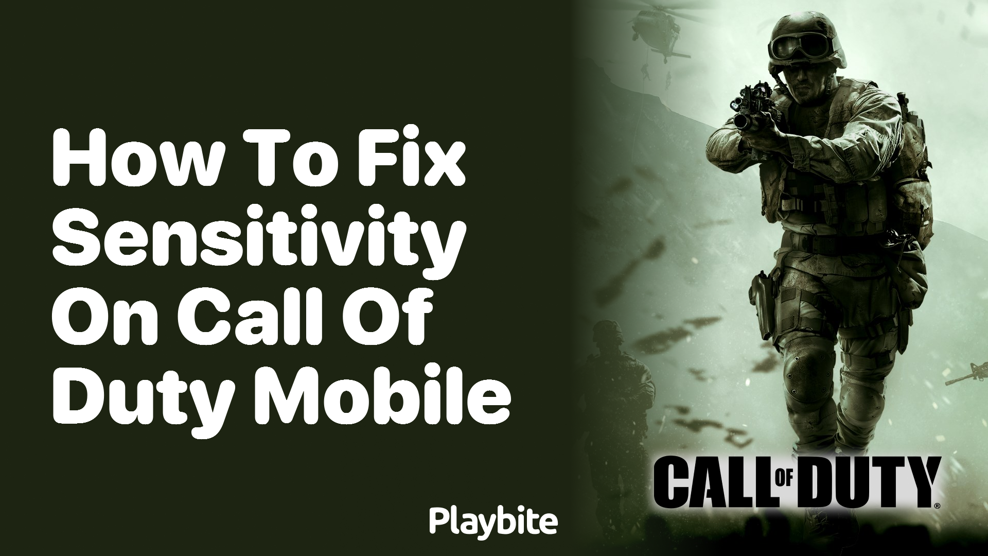 How to Fix Sensitivity on Call of Duty Mobile