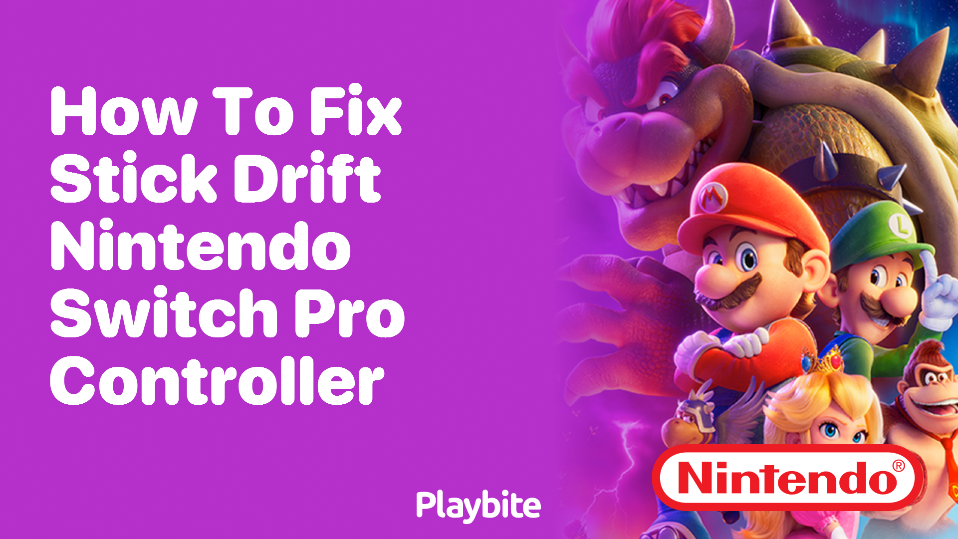 How to Fix Stick Drift on Your Nintendo Switch Pro Controller