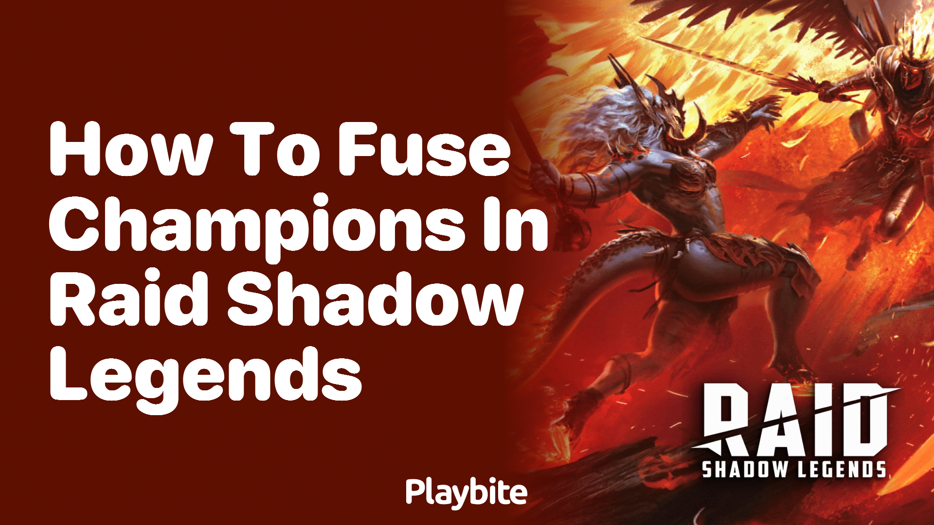 How to Fuse Champions in Raid Shadow Legends